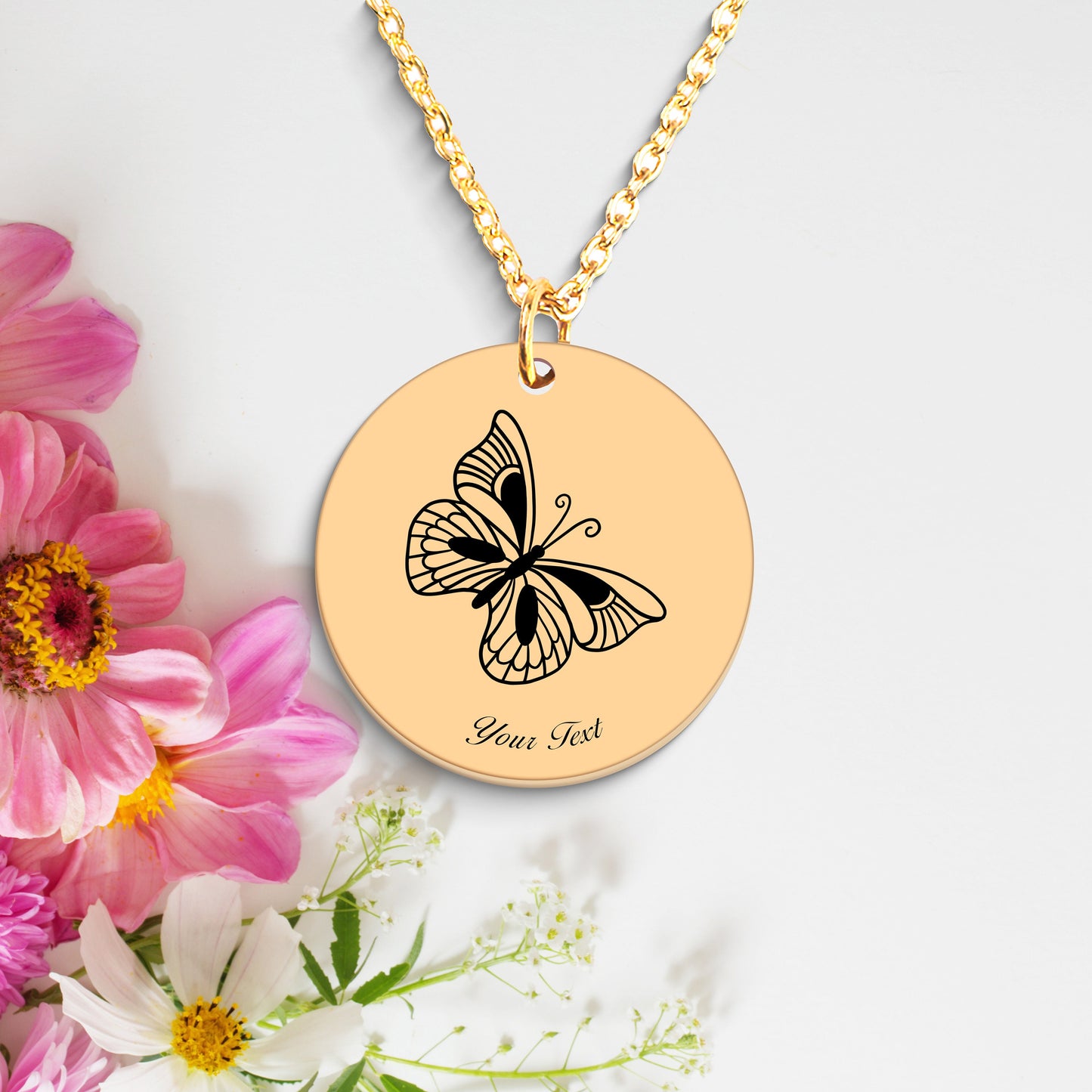 Butterfly Necklace- Personalize it