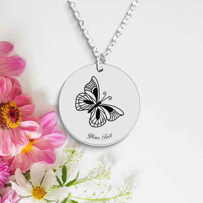 Butterfly Necklace- Personalize it