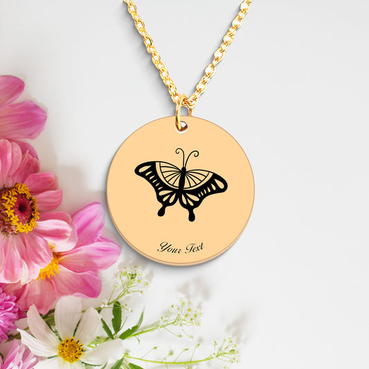 Butterfly Necklace- Personalize it