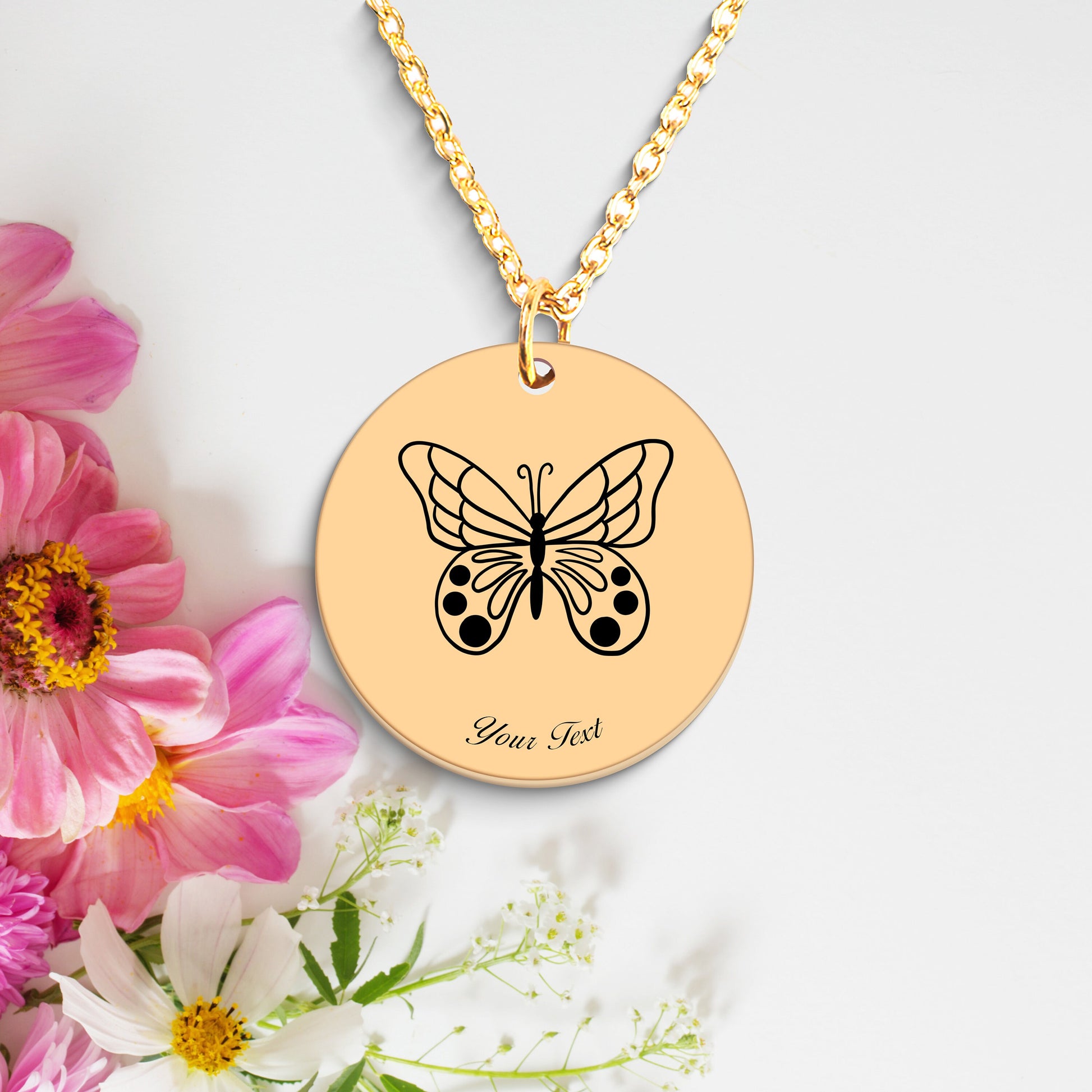 Butterfly Necklace- Personalize it