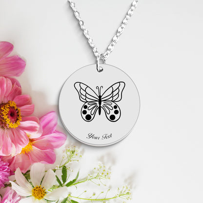 Butterfly Necklace- Personalize it