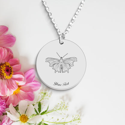 Butterfly Necklace- Personalize it