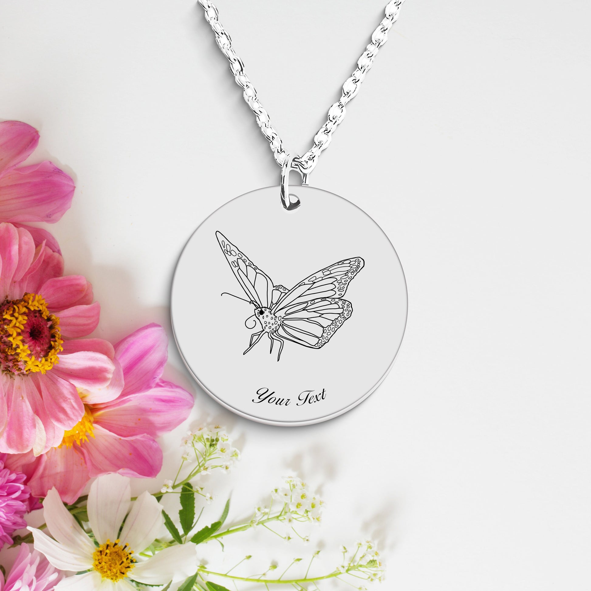 Butterfly Necklace- Personalize it