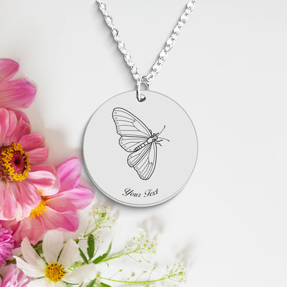 Butterfly Necklace- Personalize it