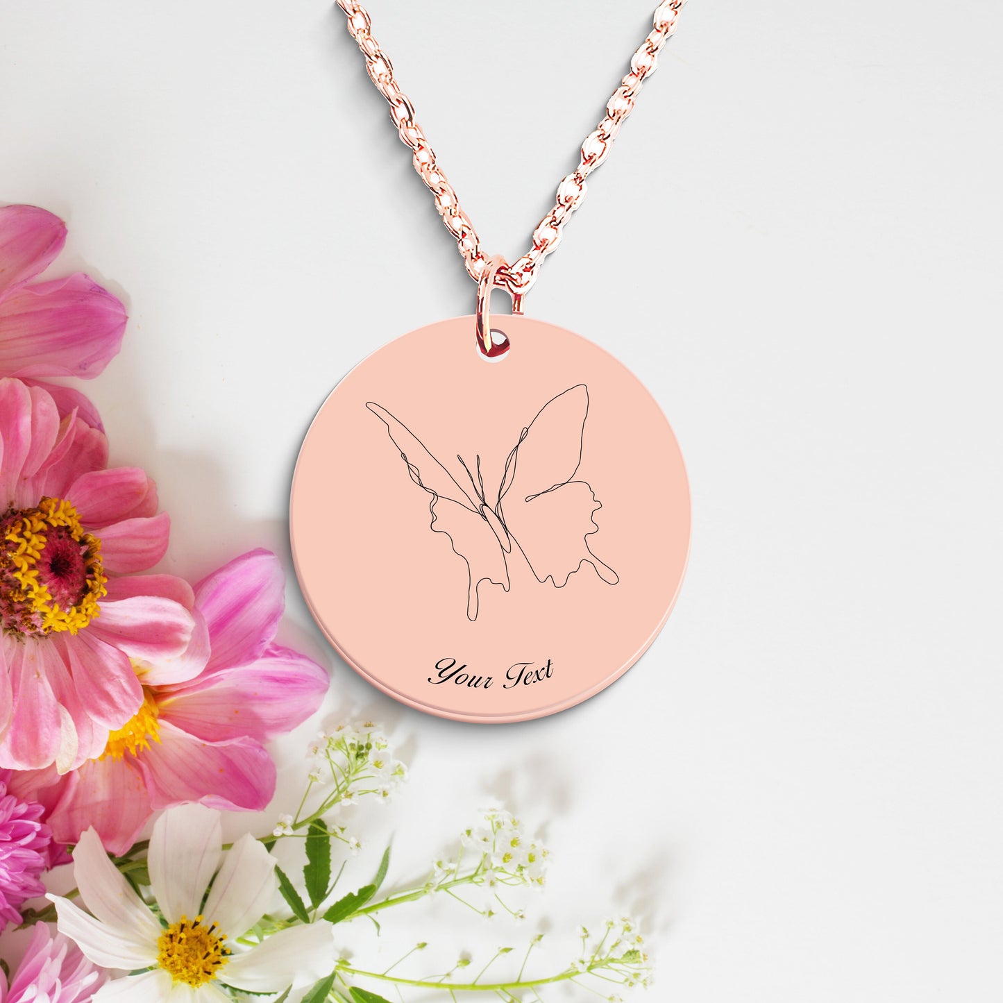 Butterfly Necklace- Personalize it