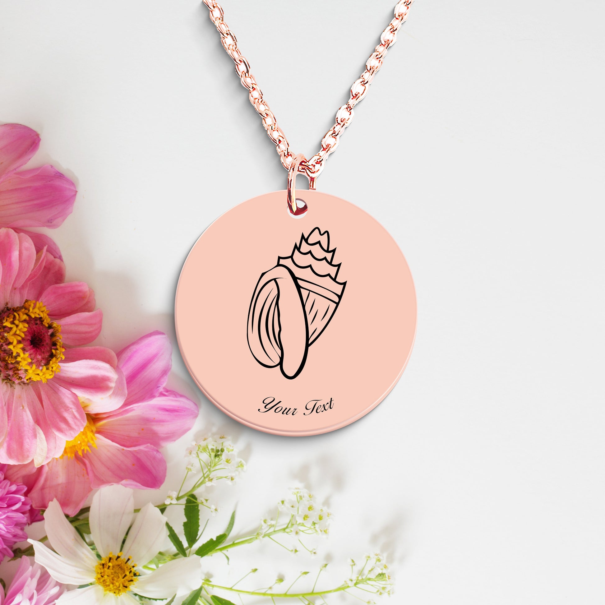 Seashell Necklace - Personalizable Gift