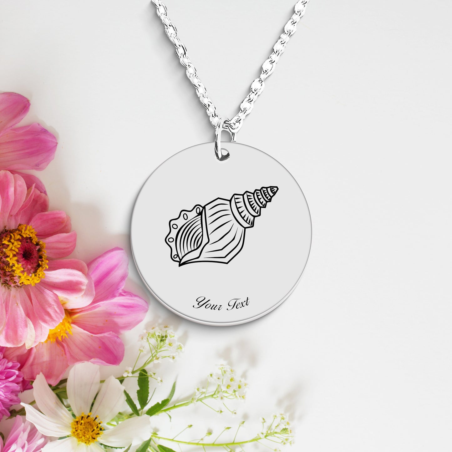 Seashell Necklace - Personalizable Gift