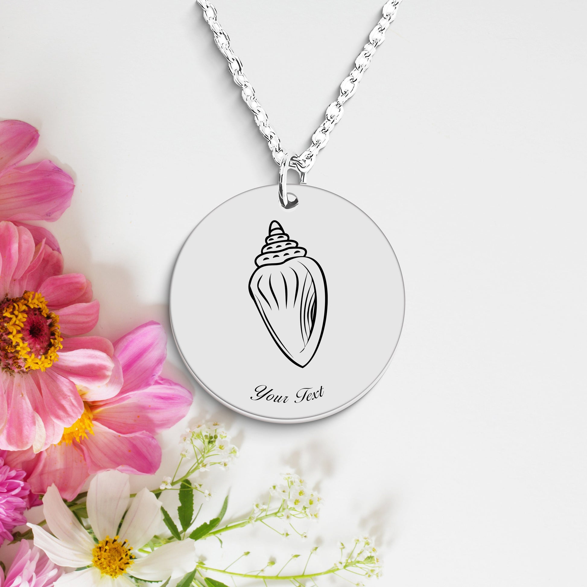 Seashell Necklace - Personalizable Gift