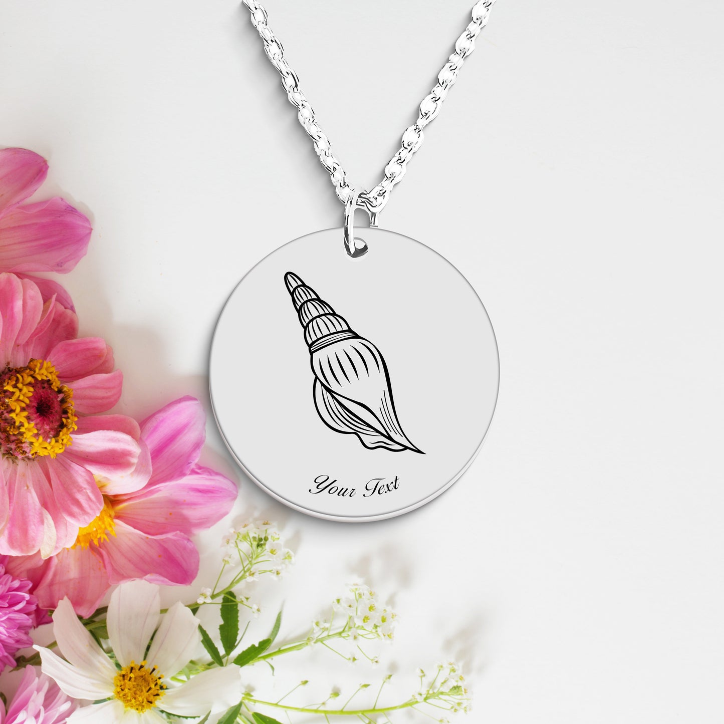 Seashell Necklace - Personalizable Gift