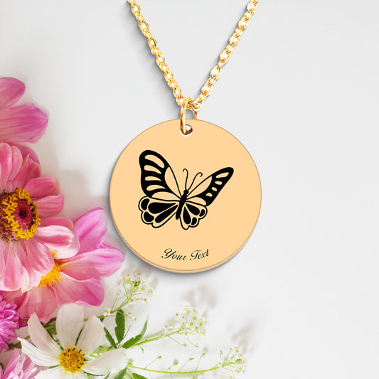 Butterfly Necklace- Personalize it