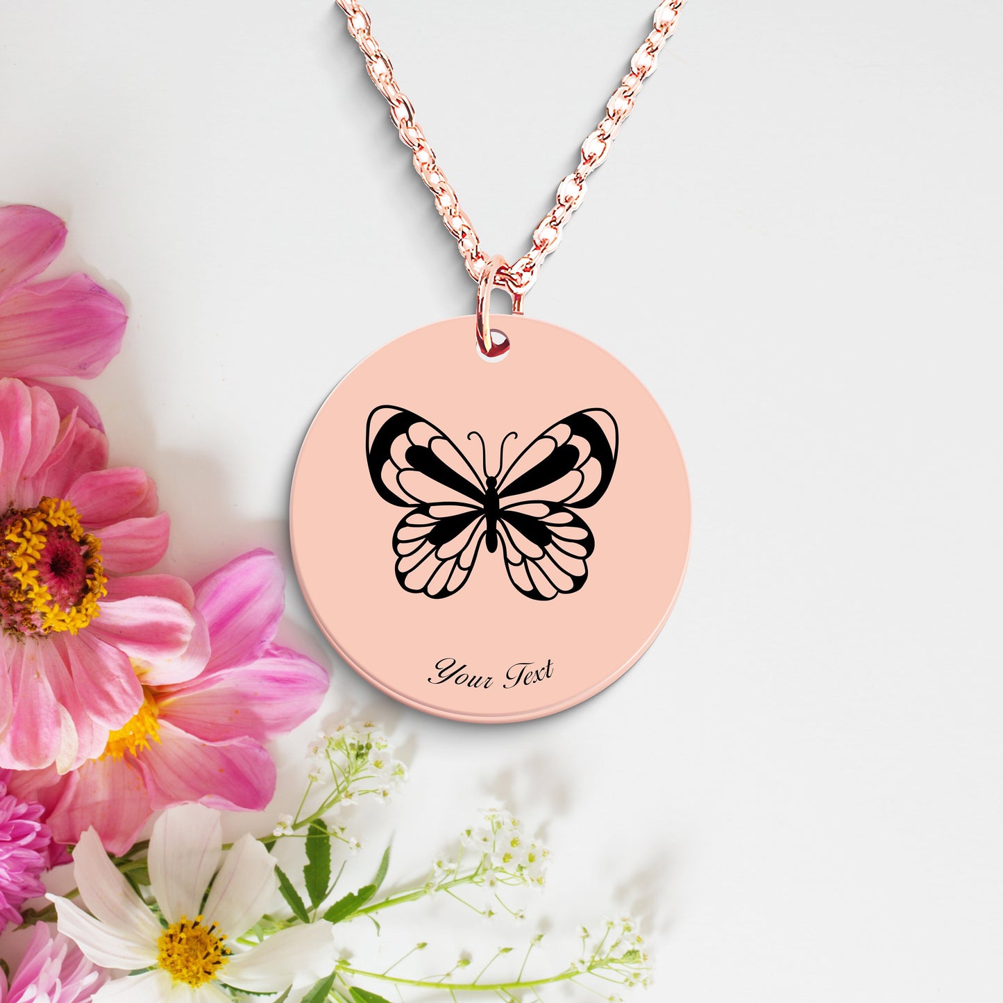 Butterfly Necklace- Personalize it