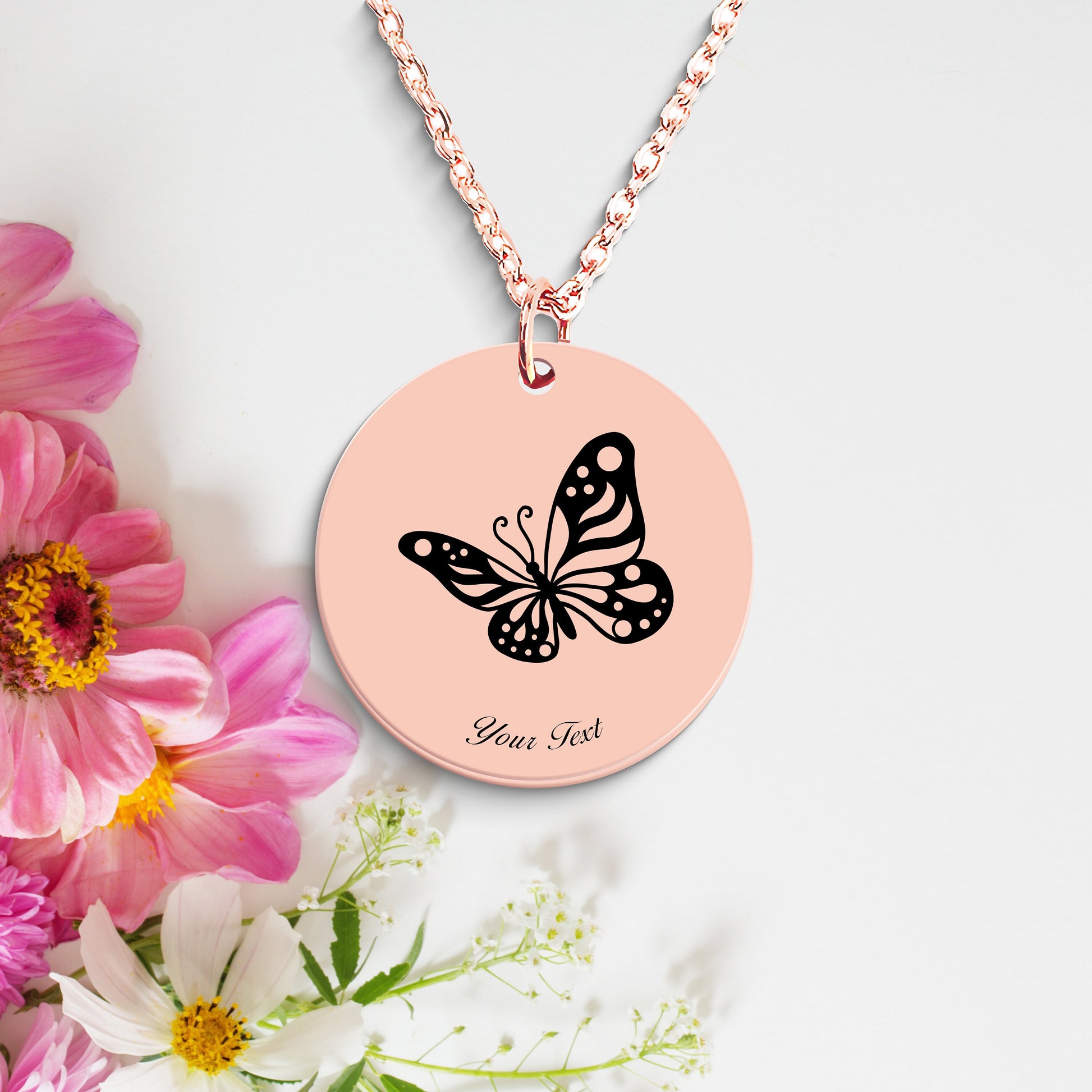 Butterfly Necklace- Personalize it