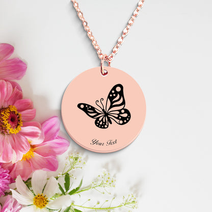 Butterfly Necklace- Personalize it