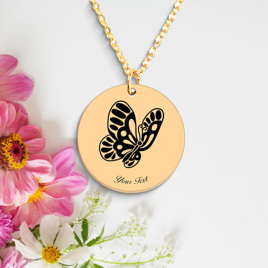 Butterfly Necklace- Personalize it