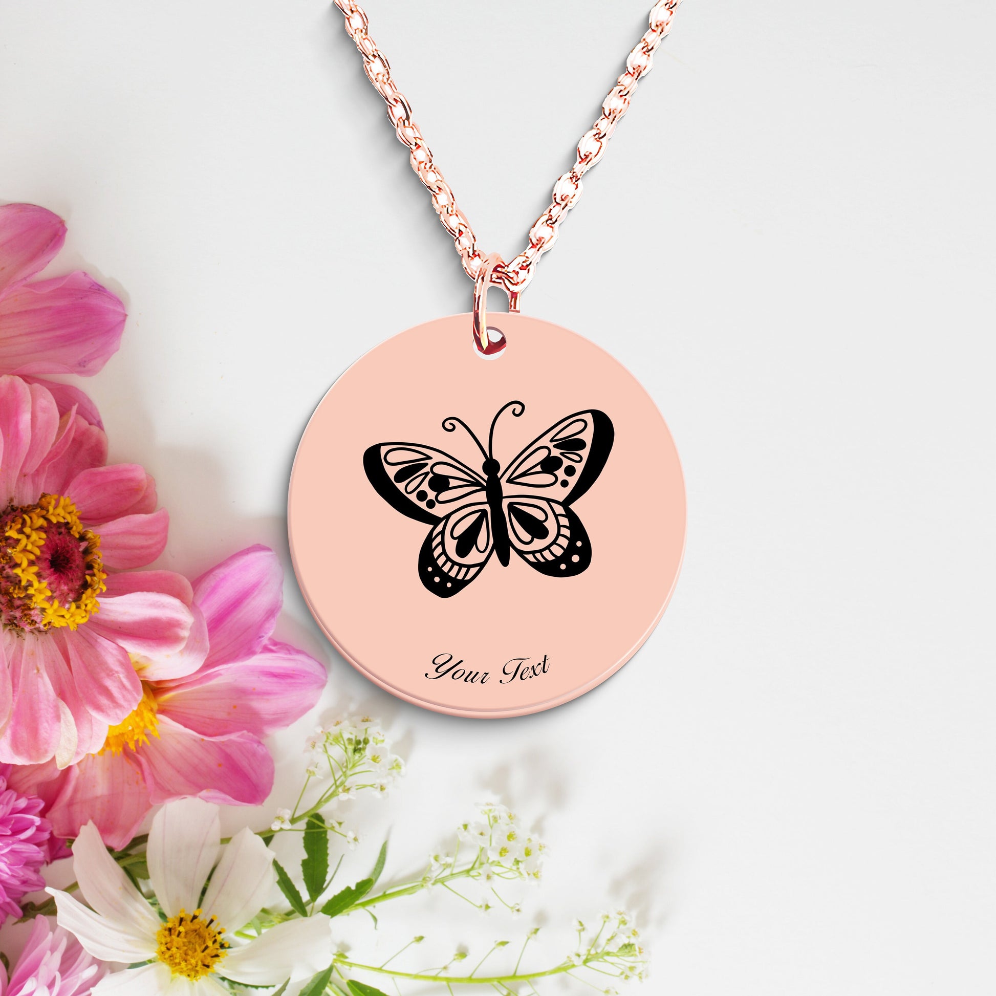 Butterfly Necklace- Personalize it