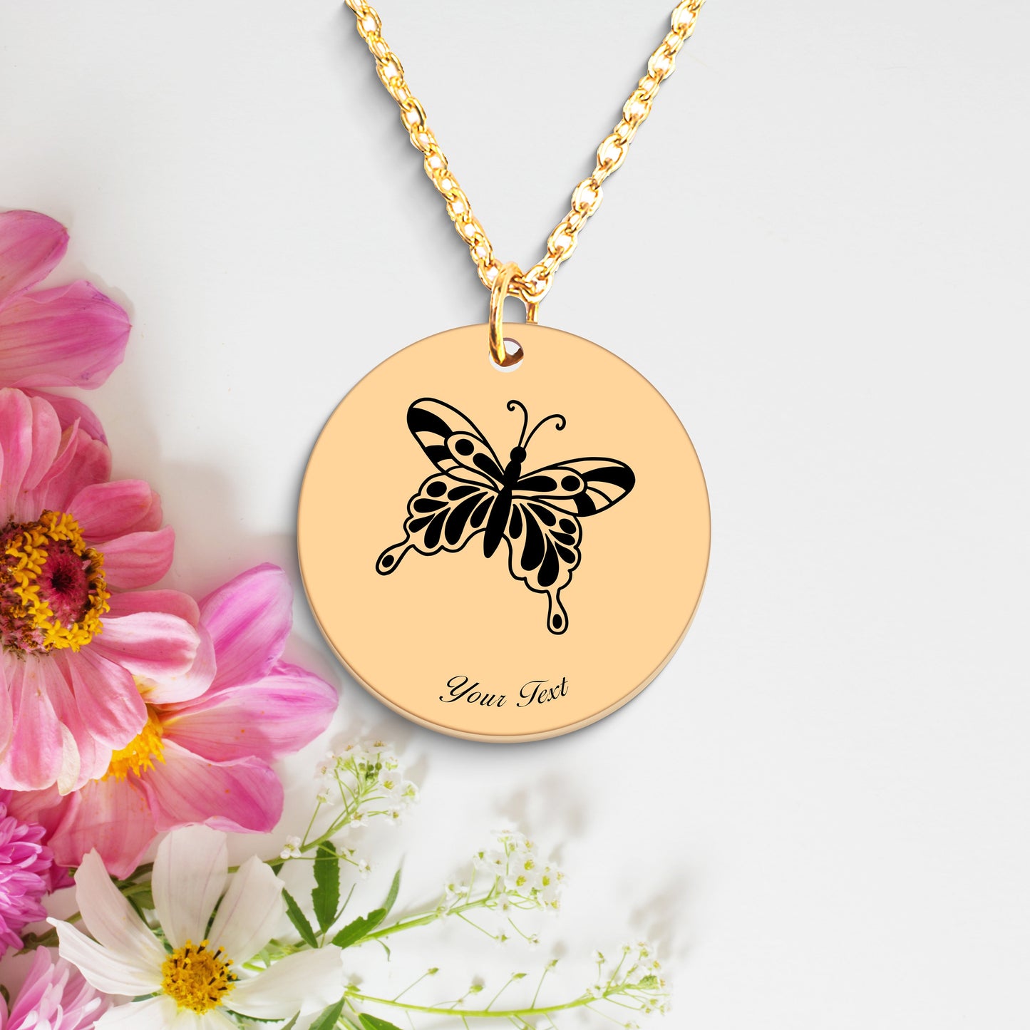 Butterfly Necklace- Personalize it