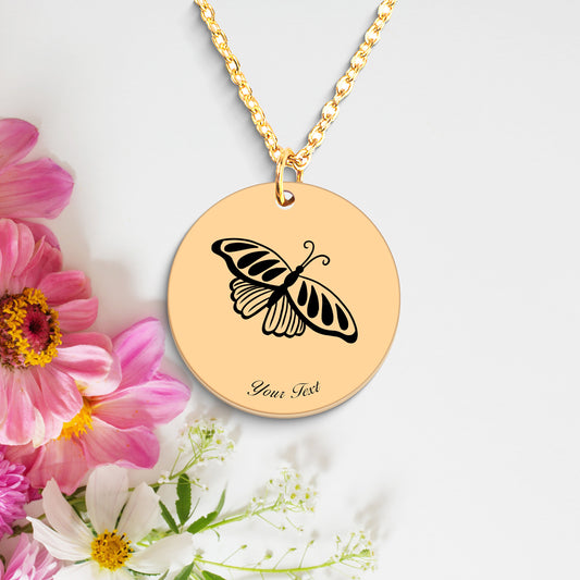 Butterfly Necklace- Personalize it