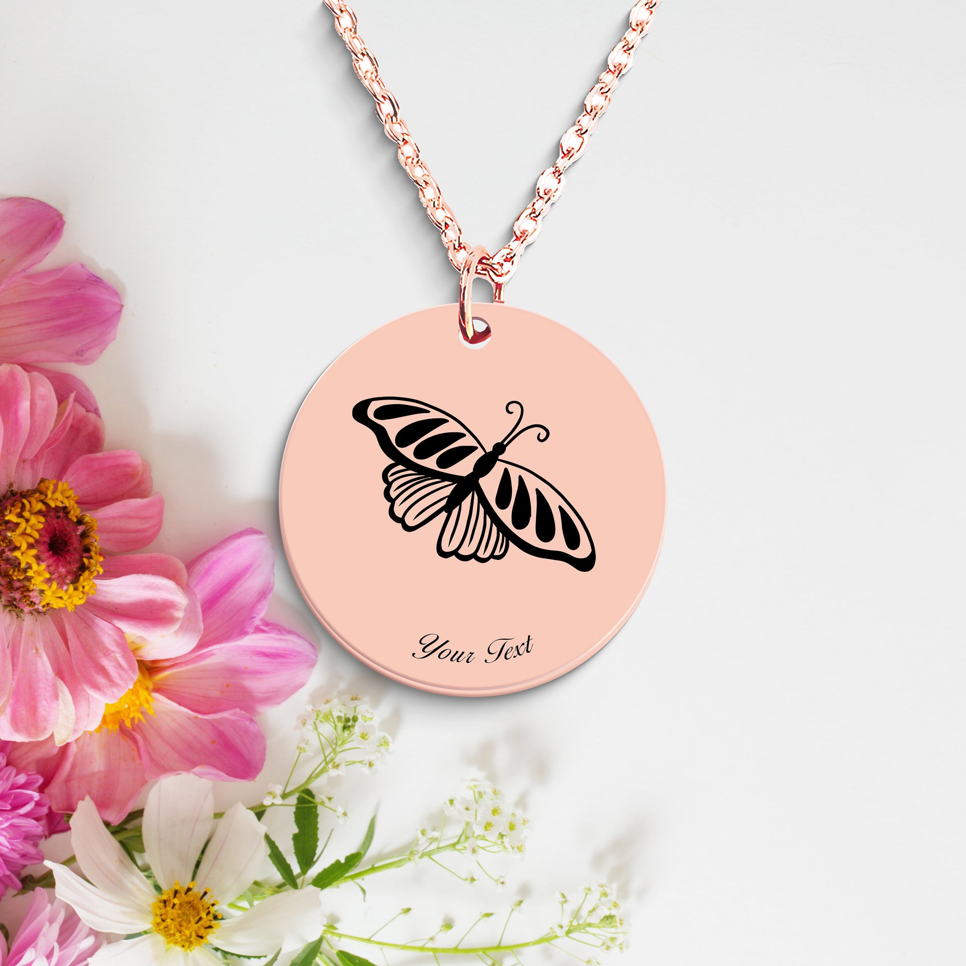 Butterfly Necklace- Personalize it