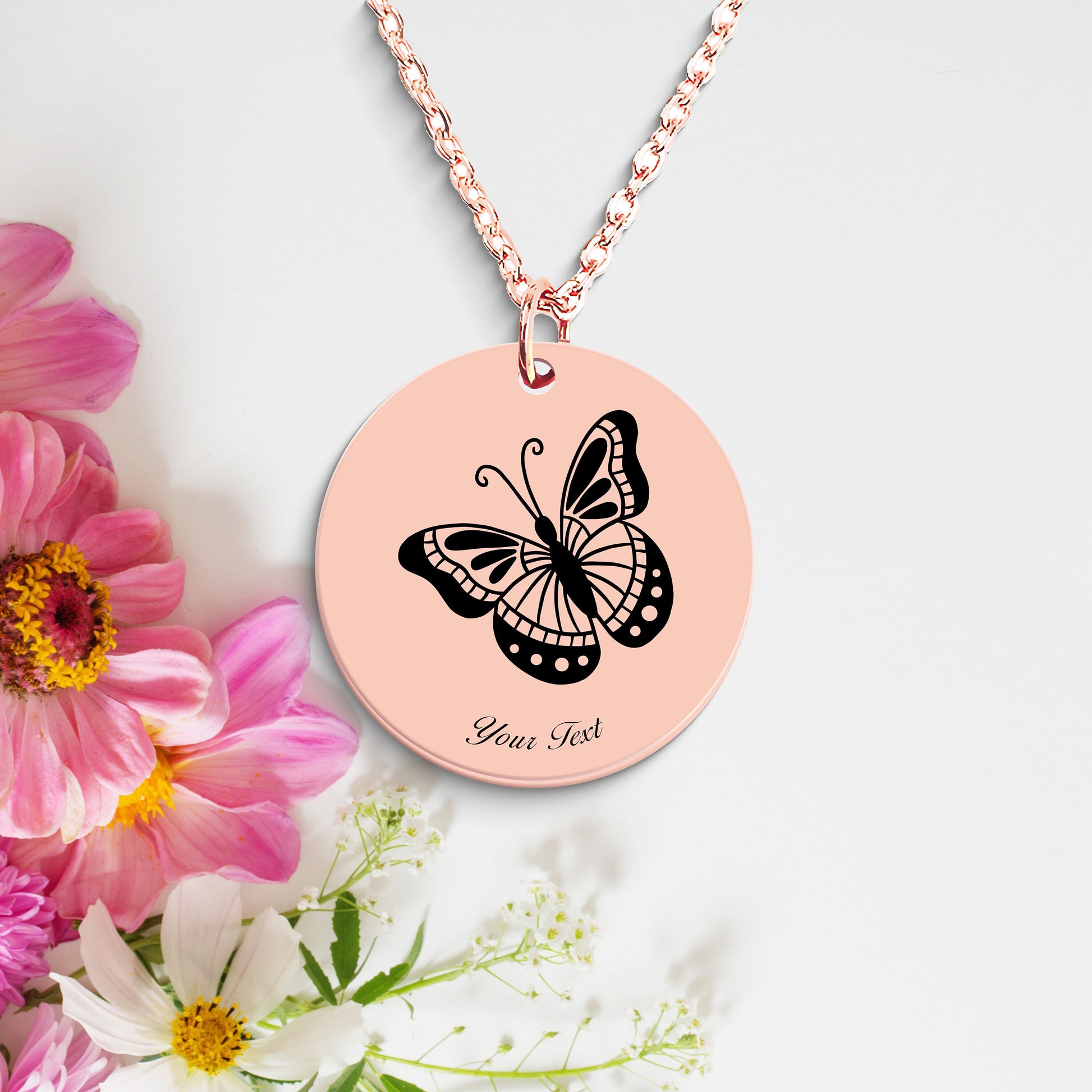 Butterfly Necklace- Personalize it