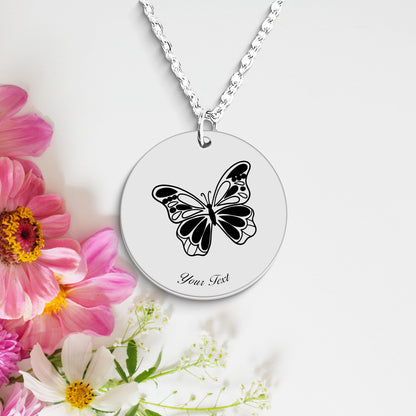 Butterfly Necklace- Personalize it