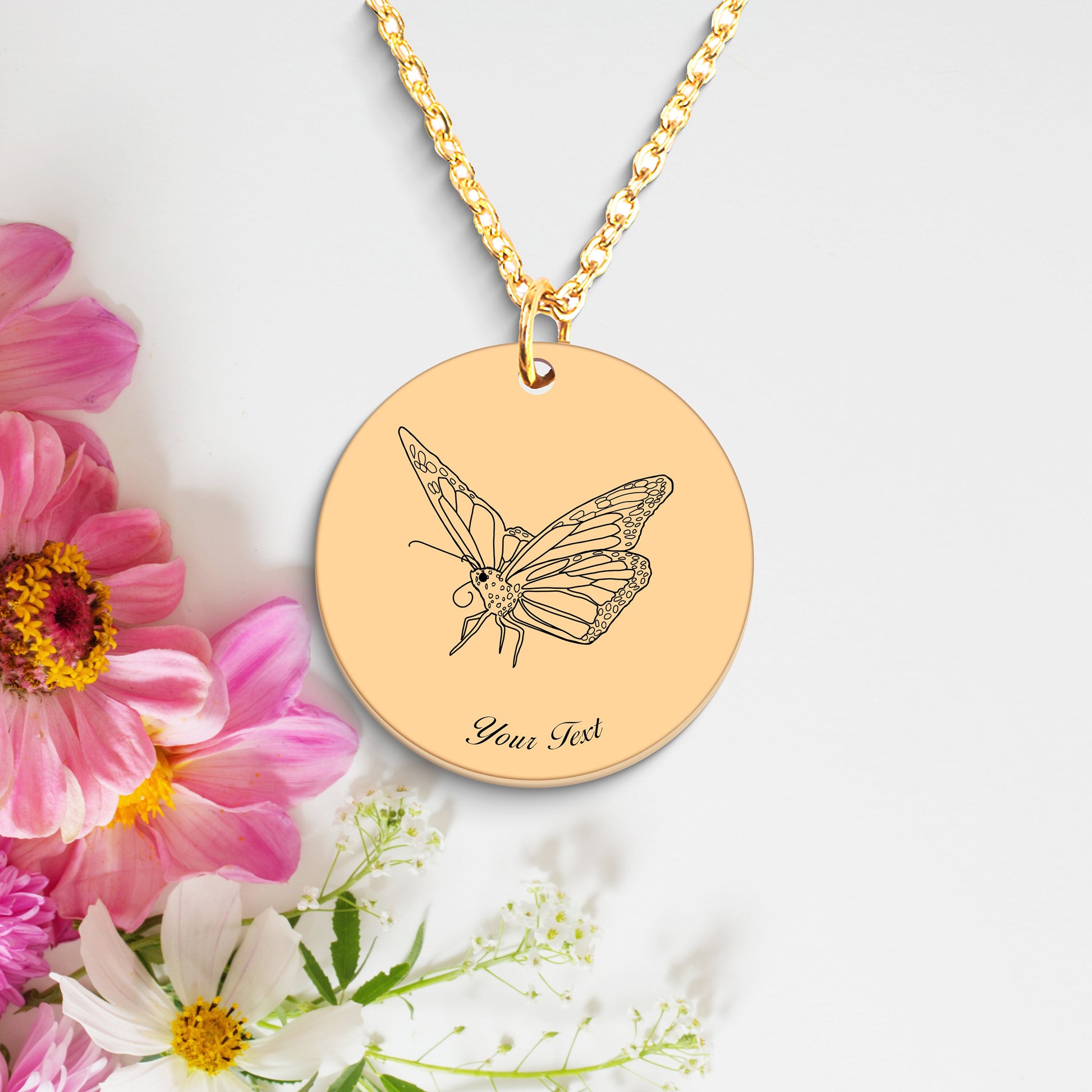 Butterfly Necklace- Personalize it