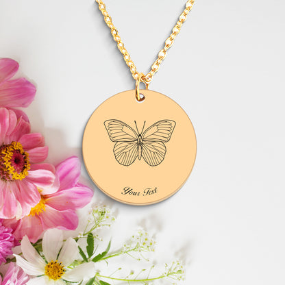 Butterfly Necklace- Personalize it