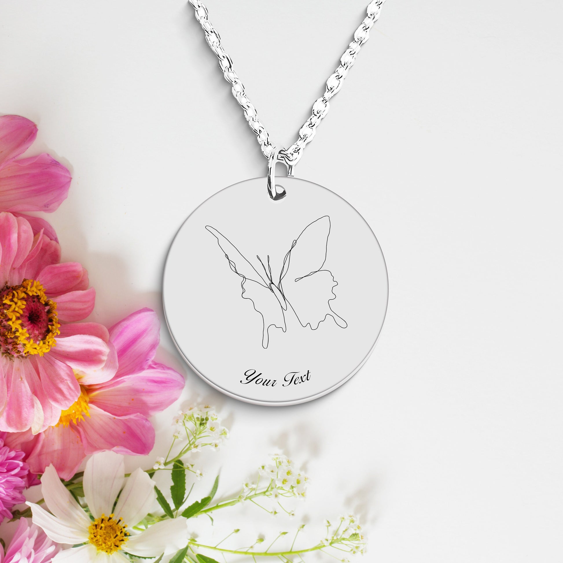 Butterfly Necklace- Personalize it