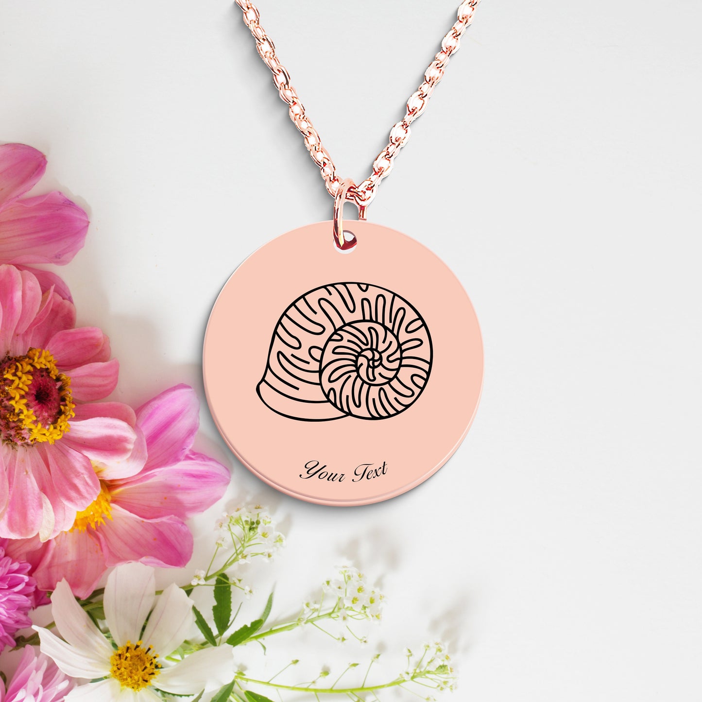 Seashell Necklace - Personalizable Gift