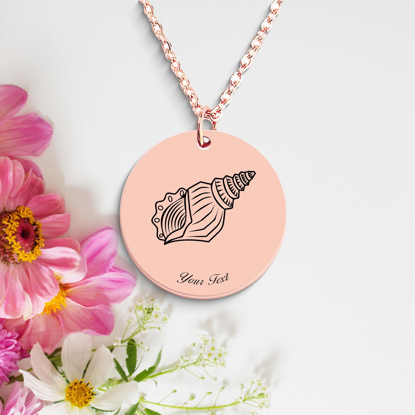 Seashell Necklace - Personalizable Gift