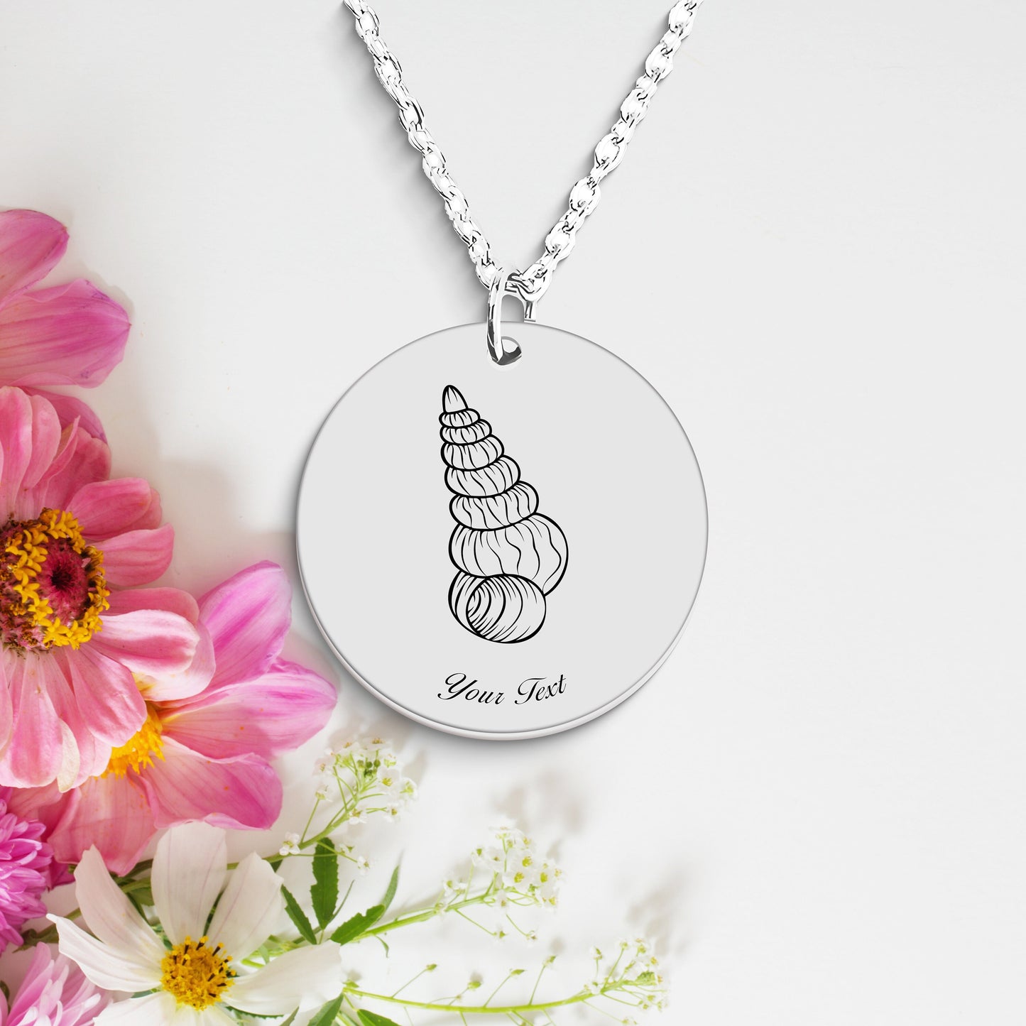 Seashell Necklace - Personalizable Gift