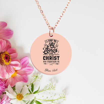 Christian Name Necklace - Personalizable Jewelry