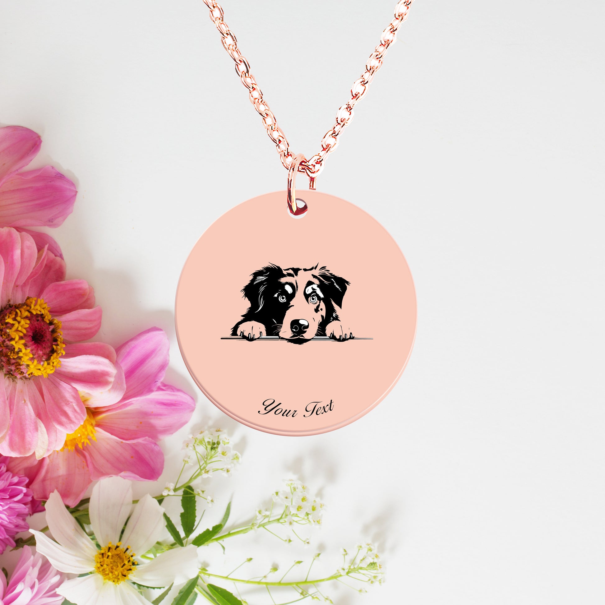 Personalized Pet Portrait Necklace - Personalize it