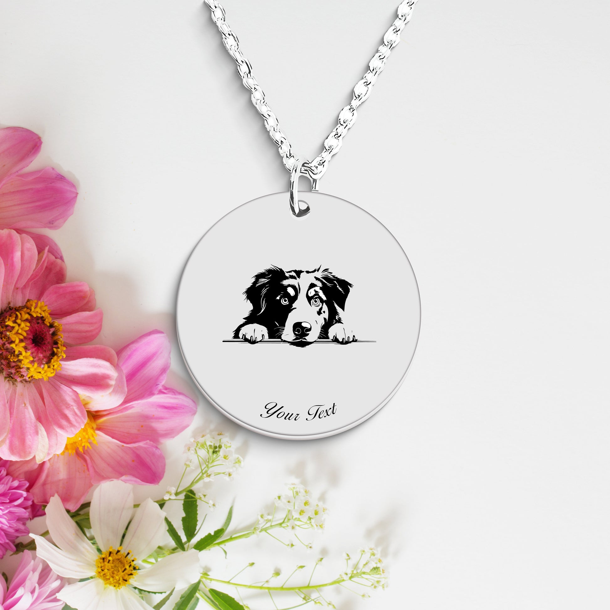 Personalized Pet Portrait Necklace - Personalize it