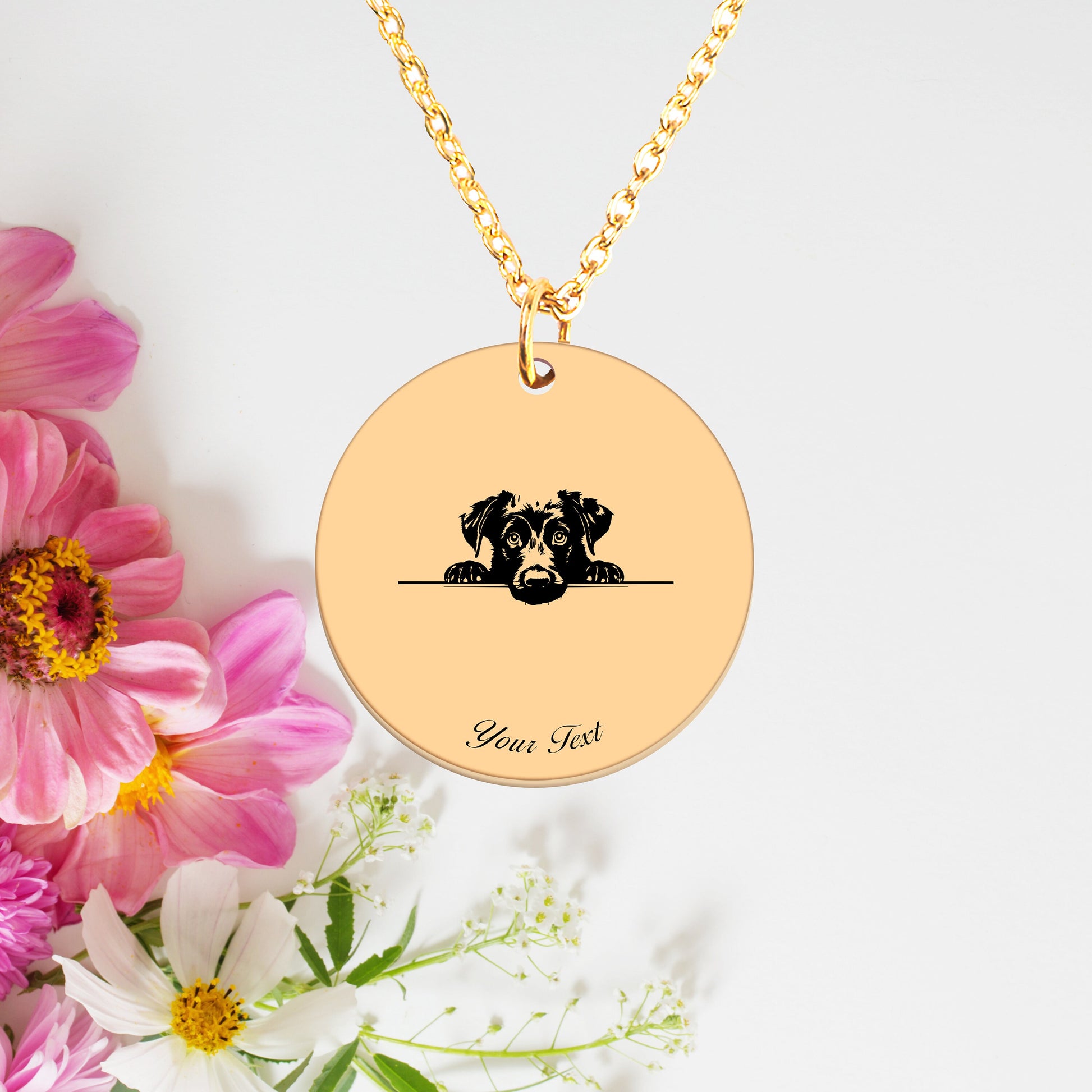 Personalized Pet Portrait Necklace - Personalize it