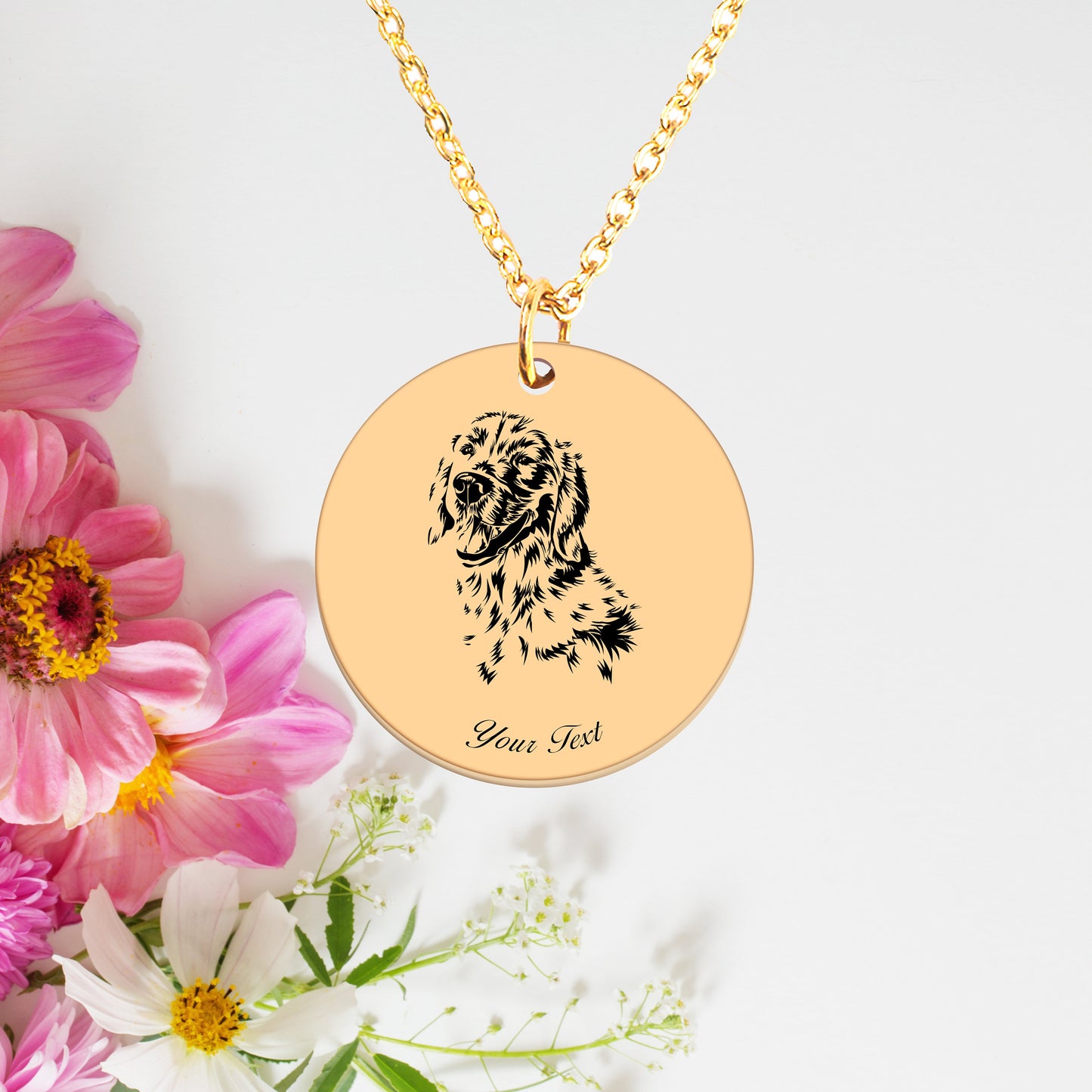 Personalized Pet Portrait Necklace - Personalize it