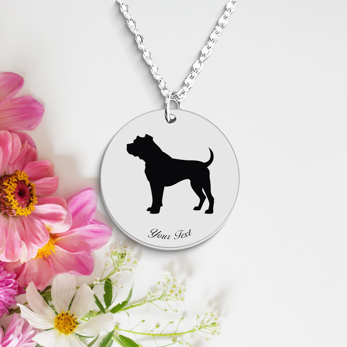 Personalized Pet Portrait Necklace - Personalize it