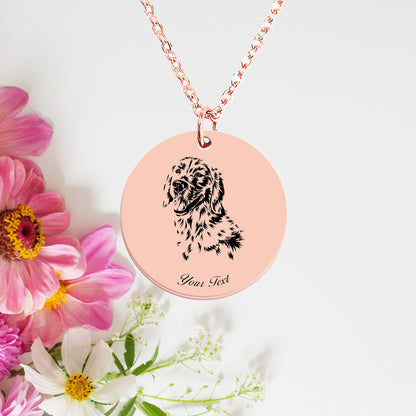 Personalized Pet Portrait Necklace - Personalize it