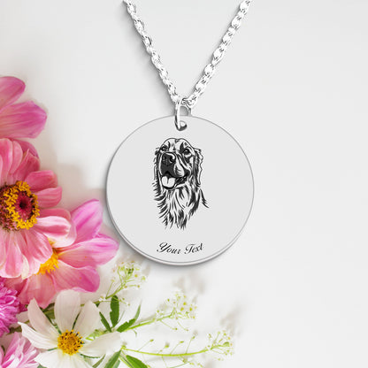 Personalized Pet Portrait Necklace - Personalize it