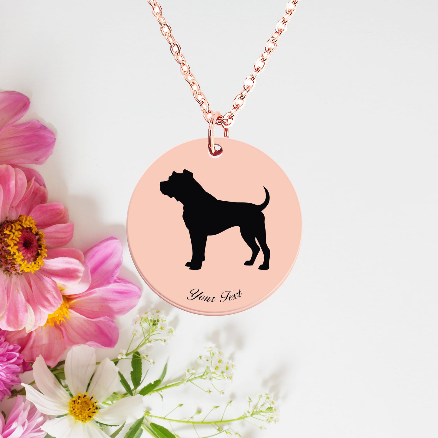 Personalized Pet Portrait Necklace - Personalize it