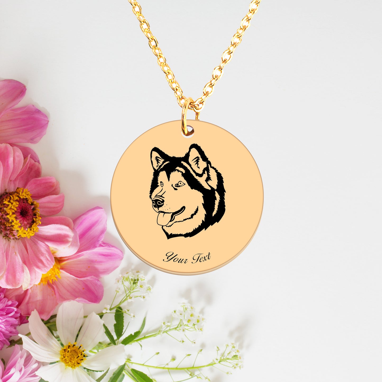 Personalized Pet Portrait Necklace - Personalize it